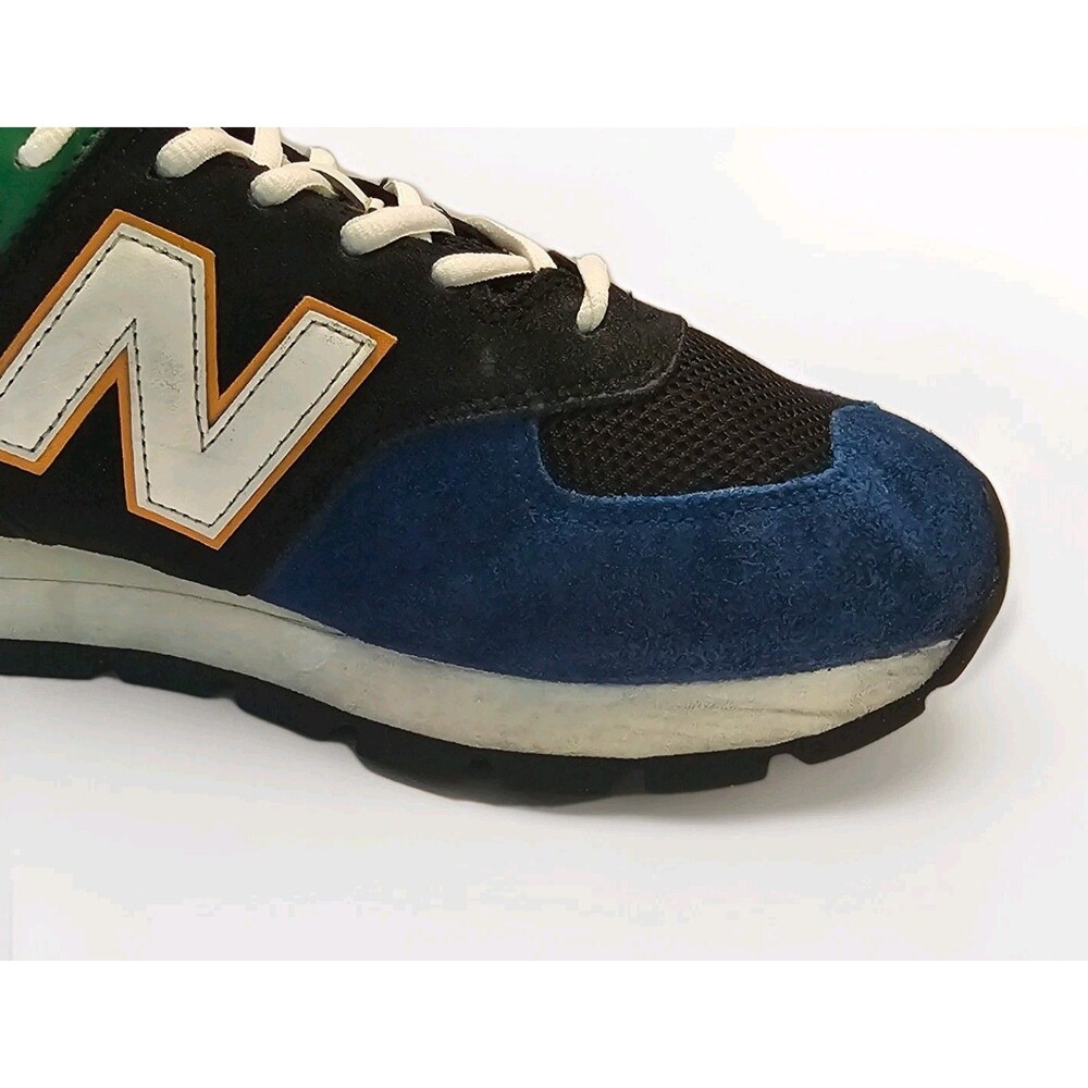 New Balance 574 Rugged Men Size 12 Colorblock Black Blue Red Sneaker ML574DRC - Picture 11 of 16